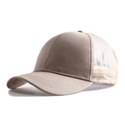 Premium Summer Camouflage Mesh Trucker Hat Snapback Cap Chapeau Femme Fashion Messy Hair Bun Ponytail Baseball Caps for Women