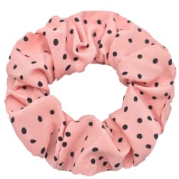 6pcs/lot Hair Scrunchies Simple Daily Scrunchy Elastic Band Women Holder Accessories Chiffon Headwead Dot For Ponytail Casual