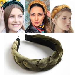 Velvets Braid Headband Headwear Women Fashion Hair Bands High Quality DIY Hair Styling Hoop Accessories For Hair Fixing Tools