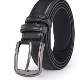 Men's Cowhide Pin Buckle Belt Fashionable Versatile Belt Pure Leather Pinhole Belt New Multi-Colour Red Blue Black Brown Yellow