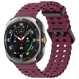 Ocean Silicone Band for Samsung Galaxy Watch Ultra 2 47mm Original Breathable Wristband Correa for Galaxy Watch Ultra 47mm Strap
