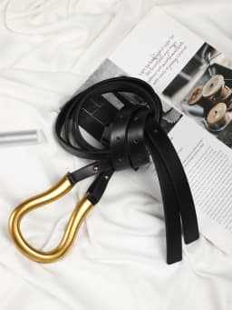 Belt, women's cool Instagram style, European and American fashion, versatile horseshoe buckle decoration, suit with dress, shirt