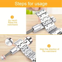 Watch Repair Tool Set Watch Link Band Slit Strap Bracelet Chain Pin Remover Adjuster Tool Kit for Professional Watchmak Tools