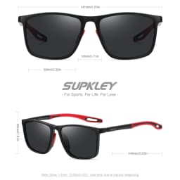 SUPKLEY Sports Sunglasses for Men Women Comfortable Light Weight Polarized Sun Glasses UV400 Eyewear Accessory Best Gift Choice
