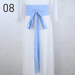 360cm Chinese Traditional Long Hanfu Belt Women Antique Elegant Dress Decor Waistband Cotton Linen Solid Color Long Silk Belt