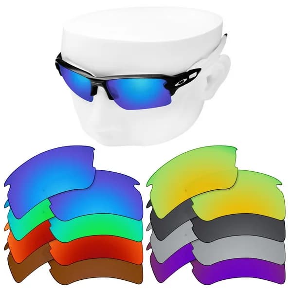 OOWLIT Polarized Replacement Lenses for-Oakley Flak 2.0 XL OO9188 Sunglasses - Multi Color