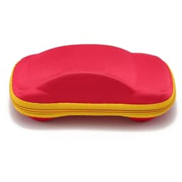 Cute Cartoon Car Shaped Glasses Case Box for Children's Boys Girls Sunglasses Box Stationery Storage Box Zipper Glasses Box
