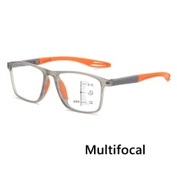 TR Sports Multifocal Reading Glasses Men Women Fashion HD Far Sight Eyewear Unisex Ultralight Square Hyperopia Plus Eyeglasses