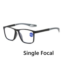 TR Sports Multifocal Reading Glasses Men Women Fashion HD Far Sight Eyewear Unisex Ultralight Square Hyperopia Plus Eyeglasses