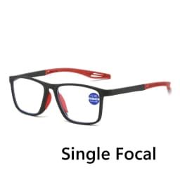 TR Sports Multifocal Reading Glasses Men Women Fashion HD Far Sight Eyewear Unisex Ultralight Square Hyperopia Plus Eyeglasses