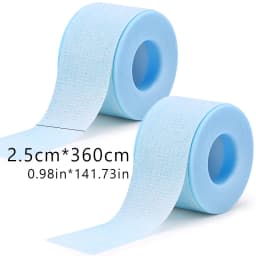 2/8PCS Micropore Lash Tape Eyelash Extension Supplies Transparent 4.5/9m Breathable Easy To Tear Medical Tapes Lash Makeup Tool