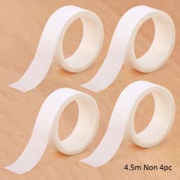 2/8PCS Micropore Lash Tape Eyelash Extension Supplies Transparent 4.5/9m Breathable Easy To Tear Medical Tapes Lash Makeup Tool