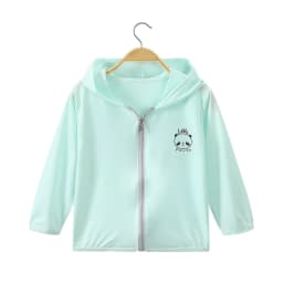 Summer Boys and Girls UV Sun Protection Clothing Thin Hooded Jacket for Kids Breathable Air Conditioner Shirt Clothes 2-10 Years