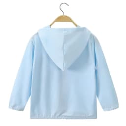 Summer Boys and Girls UV Sun Protection Clothing Thin Hooded Jacket for Kids Breathable Air Conditioner Shirt Clothes 2-10 Years