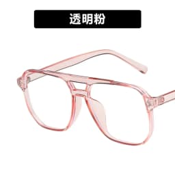 KLASSNUM 2026 Fashion Anti-blue Light Glasses Men Women Transparent Computer Glasses Large Frame Retro Eyeglass Square Eyeglasse