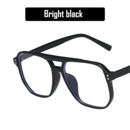 KLASSNUM 2026 Fashion Anti-blue Light Glasses Men Women Transparent Computer Glasses Large Frame Retro Eyeglass Square Eyeglasse