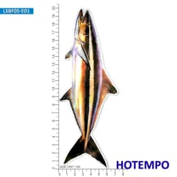 Big Sea Fish Stickers Laser Glossy Style Marine Life Go Fishing Outdoor for Fisherman Boat Laptop Luggage Car Waterproof Sticker