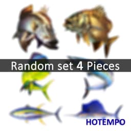 Big Sea Fish Stickers Laser Glossy Style Marine Life Go Fishing Outdoor for Fisherman Boat Laptop Luggage Car Waterproof Sticker