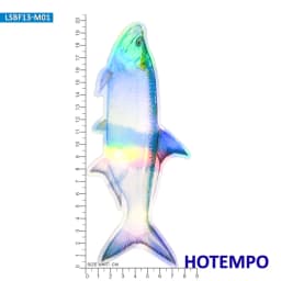 Big Sea Fish Stickers Laser Glossy Style Marine Life Go Fishing Outdoor for Fisherman Boat Laptop Luggage Car Waterproof Sticker
