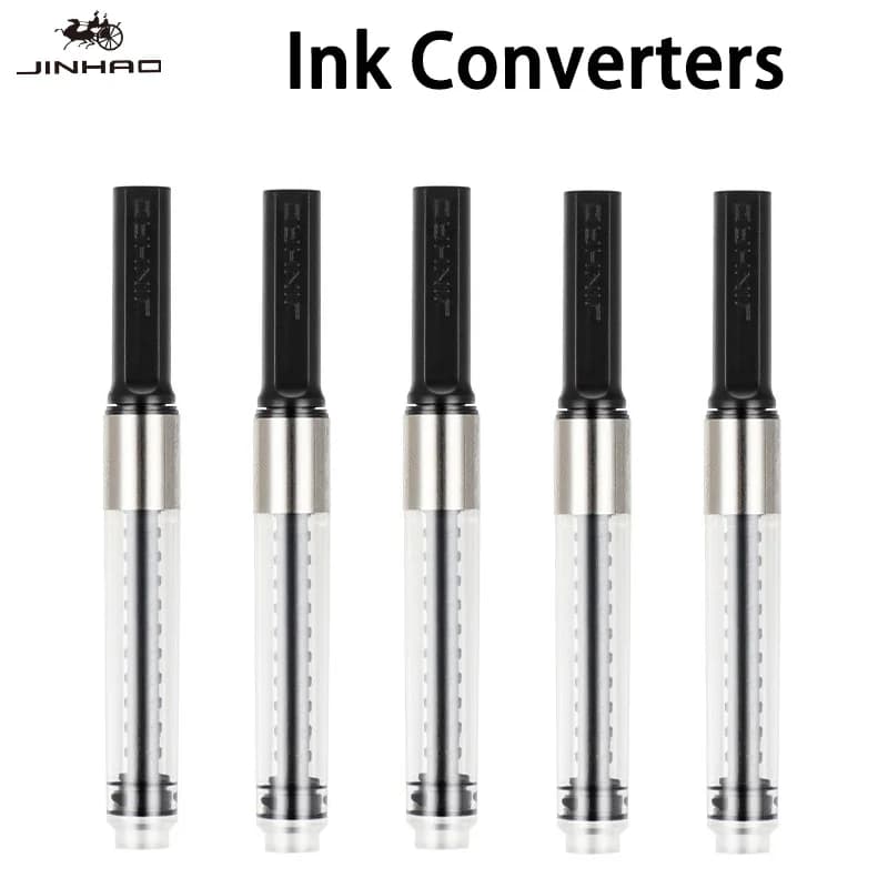5/3/1PCS JINHAO Ink Converters for Fountain Pen Screw Type 3.4mm/2.6mm Caliber Ink Absorption School Office Supplies Stationery