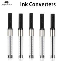 5/3/1PCS JINHAO Ink Converters for Fountain Pen Screw Type 3.4mm/2.6mm Caliber Ink Absorption School Office Supplies Stationery