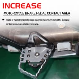 For BMW R1200GS R1250GS R1150GS F650 F800 F700 GS Motorcycle Rear Foot Brake Pedal Lever Enlarge Extension Footrest Pad Extender