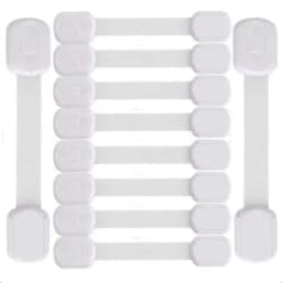 Child Lock Children Protection Baby Safety Lock for Cabinets and Drawers Toilet Fridge & More Adjustable length