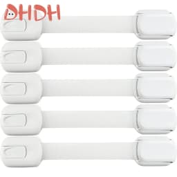 Child Lock Children Protection Baby Safety Lock for Cabinets and Drawers Toilet Fridge & More Adjustable length