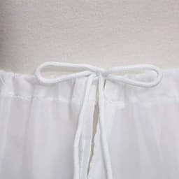 White Children Kids Petticoat A-Line 3 Hoops One Layer Flower Girls Crinoline Lace Trim Flower Girl Dress Underskirt