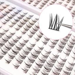 Hot Sales DIY Makeup 384 PCS Lash Clusters Eyelash Book 32 Rows False Eyelashes Extension For Beauty