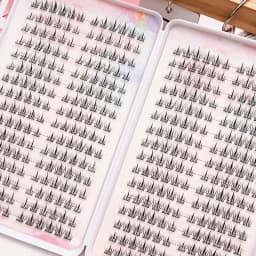 Hot Sales DIY Makeup 384 PCS Lash Clusters Eyelash Book 32 Rows False Eyelashes Extension For Beauty