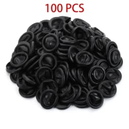 100Pack Disposable Finger Cover Rubber Gloves Non-slip Anti-static Latex Finger Cot Fingertip Protector Thumb Sleeve Glove