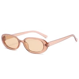 Small Oval Sunglasses Women Vintage Brand Designer Retro Black Sun Glasses Classic Shades Female Oculos De Sol Feminino UV400
