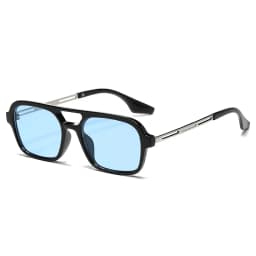 Double Bridge Square Frame Sunglasses Fashion New Retro Cat Eye Sun Glasses Brand Design UV400 Shades Eyewear Women Female