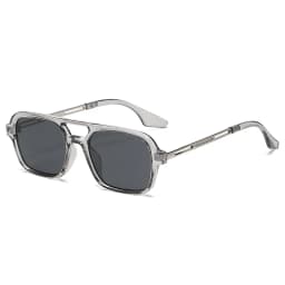 Double Bridge Square Frame Sunglasses Fashion New Retro Cat Eye Sun Glasses Brand Design UV400 Shades Eyewear Women Female