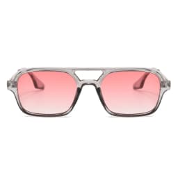 Double Bridge Square Frame Sunglasses Fashion New Retro Cat Eye Sun Glasses Brand Design UV400 Shades Eyewear Women Female