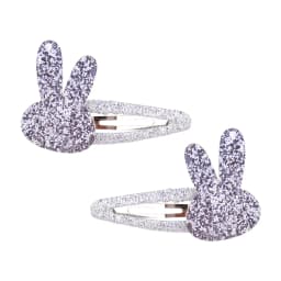 2Pcs/Set Sweet BB Glitter Hairpins for Baby Girls Rabbit Flower Hair Clips Barrettes Headwear Fashion Kids Hair Accessories