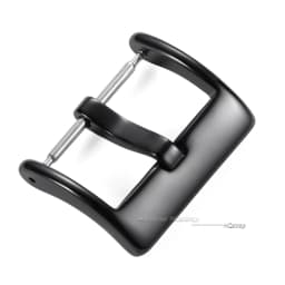 16 18 20 22mm Watch Band Metal Buckle Strap Solid Square Button Stainless Steel Matte Polished Clasp Silver Black Watch Buckles