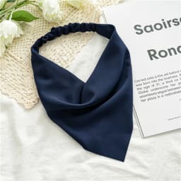 Woman Solid Color Chiffon Bandana Head Scarf Girls High-grade Versatile Triangle Scarf turbante Hair Accessories Turban femme