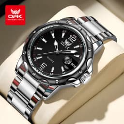 OPK 6026 Steel Belt, Casual and Minimalist with Date, Men's Quartz Watch