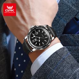 OPK 6026 Steel Belt, Casual and Minimalist with Date, Men's Quartz Watch