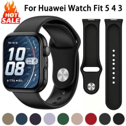 Silicone Strap For Huawei Watch Fit 5 4 3 band Smartwatch Replacement Sport Correa Bracelet Huawei Watch fit 5 4 Pro Accessories