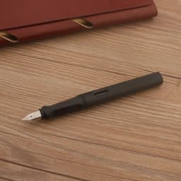 1pc Plastic Matte Black 860 Fountain Pen EF Nib Frosted Green Stationery School Office Supplies Ink Pens