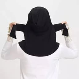 Soft Elastic Ready Jersey Cotton Hijab Undercap For Muslim Woman Bonnet Solid Color Instant Inner Caps Ladies Headband Free Size
