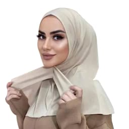 Soft Elastic Ready Jersey Cotton Hijab Undercap For Muslim Woman Bonnet Solid Color Instant Inner Caps Ladies Headband Free Size