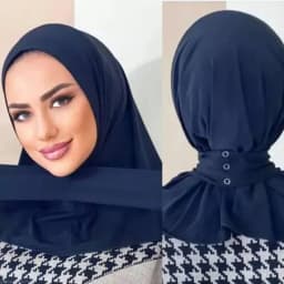 Soft Elastic Ready Jersey Cotton Hijab Undercap For Muslim Woman Bonnet Solid Color Instant Inner Caps Ladies Headband Free Size