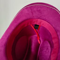 Classic Suede Leather 7.5CM Western Cowboy Women's Fedora Hat Men's Church Jazz Hat Fashion Travel Party Hat Denim Hat 2025