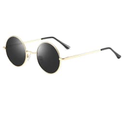 Classic Small Vintage Retro Round Frame Polarized Sunglasses for Men Women Reflective Lenses Sun Glasses Stylish Hipster UV400