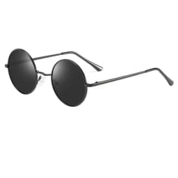 Classic Small Vintage Retro Round Frame Polarized Sunglasses for Men Women Reflective Lenses Sun Glasses Stylish Hipster UV400