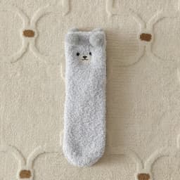 Coral Velvet Women's Winter Thickened Plush Warm Comfortable Sleeping Sock Cute Cartoon Lovely Floor Socks Nice Plus Stockings